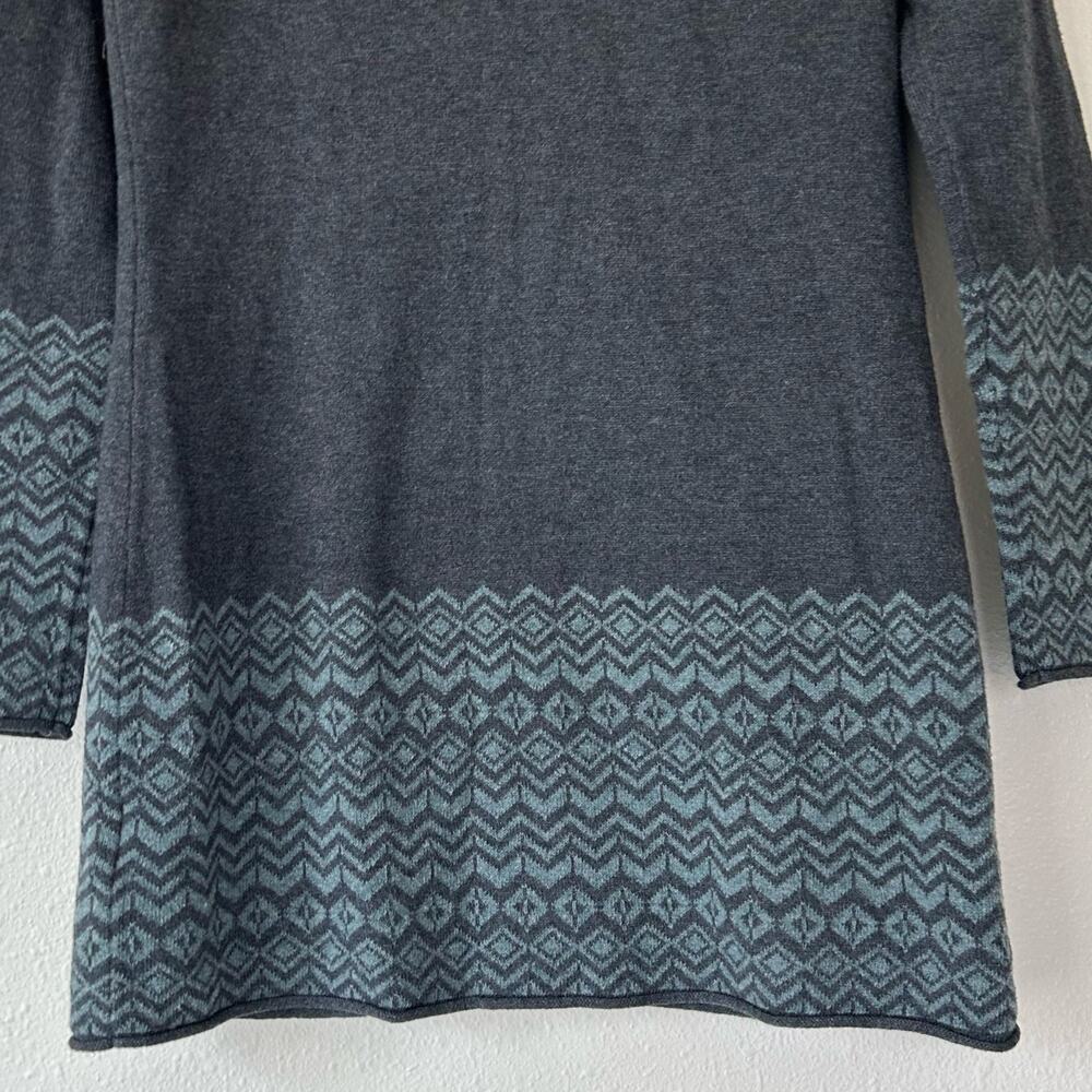 Aspen knit full zip sweater hooded long tunic ski outdoor fall winter cozy  XS - Picture 8 of 10